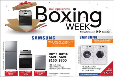 Trail Appliances (AB & SK) Flyer December 26 to 31