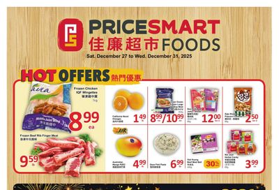 PriceSmart Foods Flyer December 27 to 31