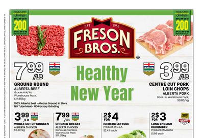 Freson Bros. Flyer January 2 to 8