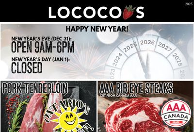 Lococo's Flyer December 29 to 31