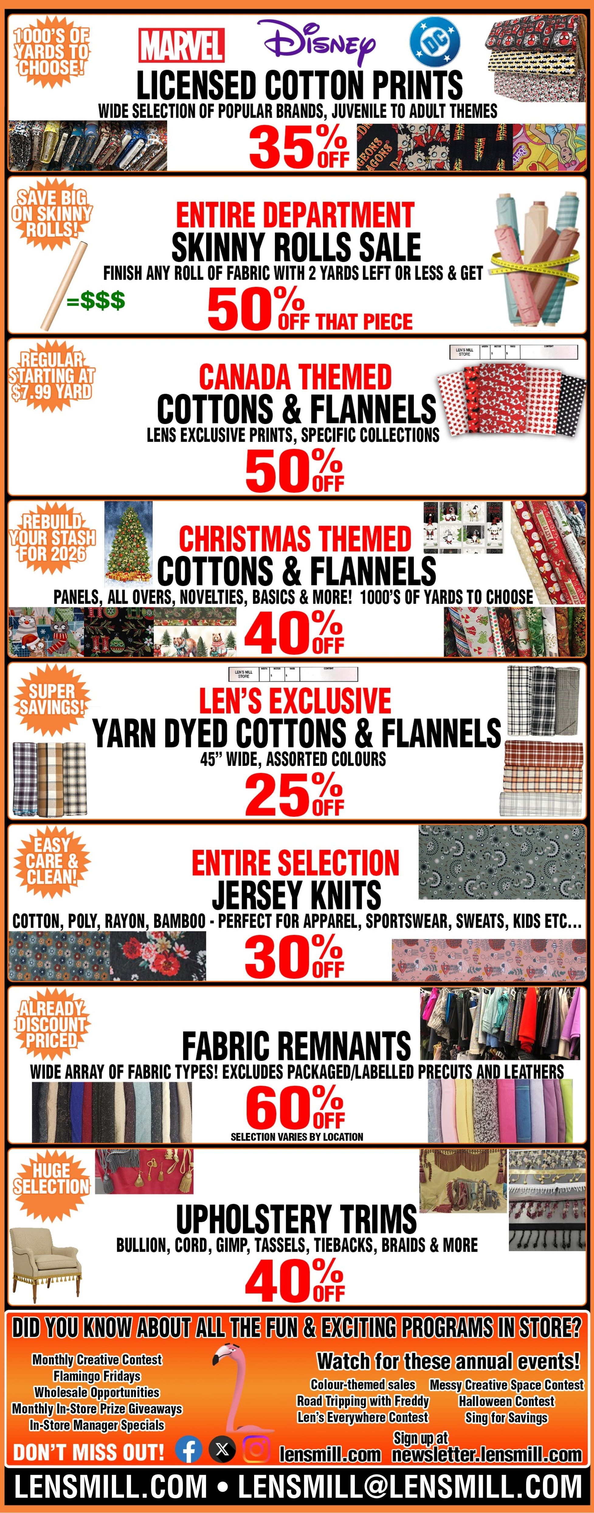 Len's Mill Stores Flyer December 29 to January 4