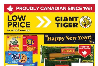 Giant Tiger (West) Flyer December 31 to January 6