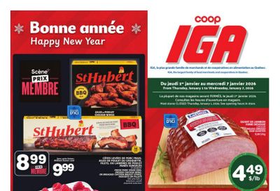 Coop IGA (QC) Flyer January 1 to 7