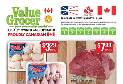 Value Grocer Flyer January 1 to 7