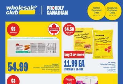 Wholesale Club (West) Flyer January 1 to 28