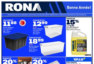 Rona & Rona+ (QC) Flyer January 1 to 14