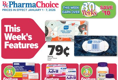 PharmaChoice Health Centre Flyer January 1 to 7