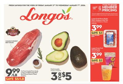 Longo's Flyer January 2 to 7
