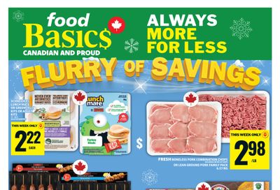 Food Basics Flyer January 1 to 7