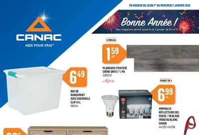 Canac Flyer January 1 to 7