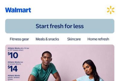 Walmart Start Fresh For Less Flyer January 1 to 28