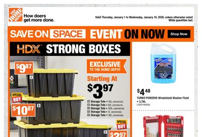 Home Depot (ON) Flyer January 1 to 7