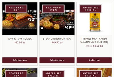 T-Bone's Flyer December 27 to 31