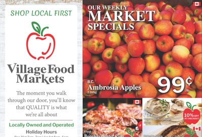 Village Food Markets Flyer December 31 to January 6