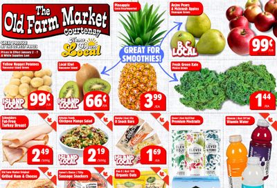 The Old Farm Market (Courtenay) Flyer January 2 to 7