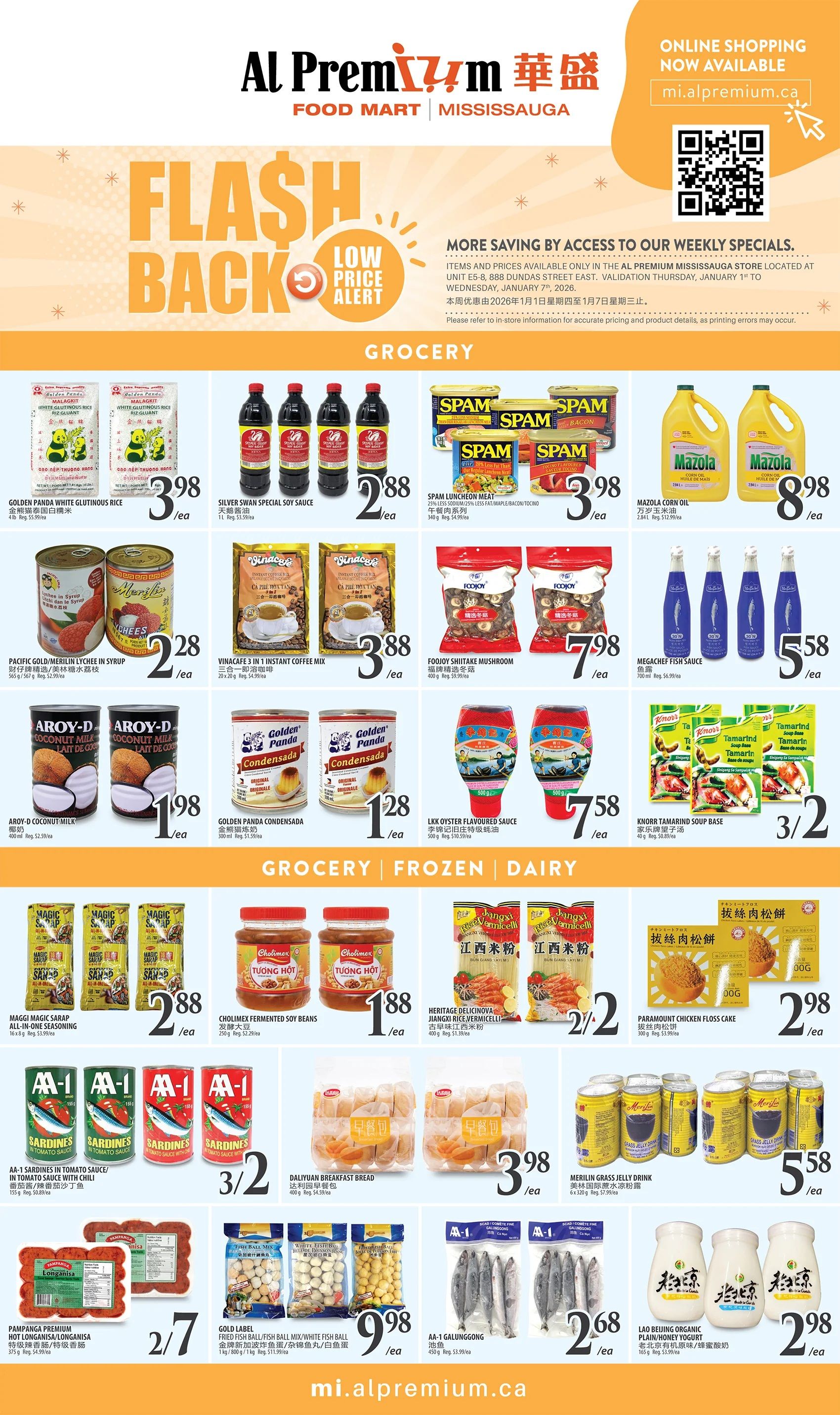 Al Premium Food Mart (Mississauga) Flyer January 1 to 7
