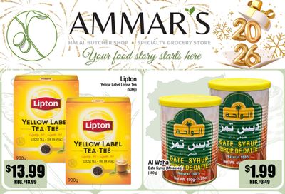 Ammar's Halal Meats Flyer January 1 to 7