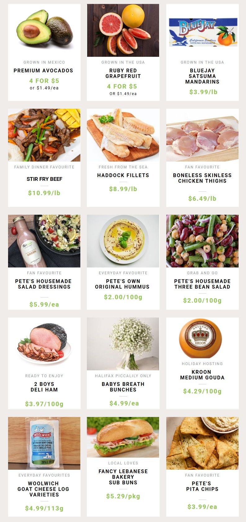 Pete's Fine Foods Flyer January 1 to 7