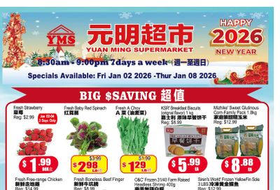 Yuan Ming Supermarket Flyer January 2 to 8