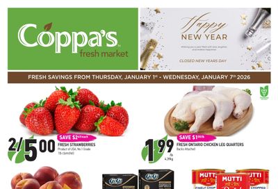 Coppa's Fresh Market Flyer January 1 to 7