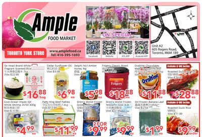 Ample Food Market (North York) Flyer January 2 to 8