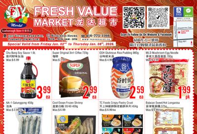 Fresh Value (Scarborough) Flyer January 2 to 8