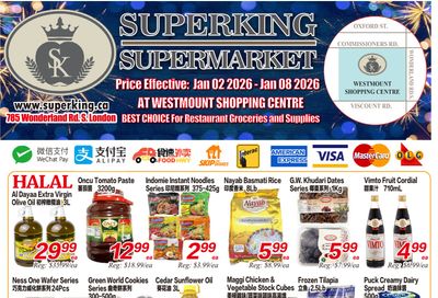 Superking Supermarket (London) Flyer January 2 to 8