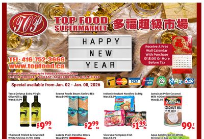 Top Food Supermarket Flyer January 2 to 8
