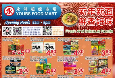Yours Food Mart Flyer January 2 to 8
