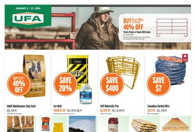 UFA Co-operative Limited Flyer January 2 to 27