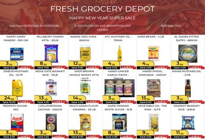 Fresh Grocery Depot Flyer January 1 to 7