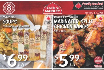 Red Barn Market Flyer January 2 to 7