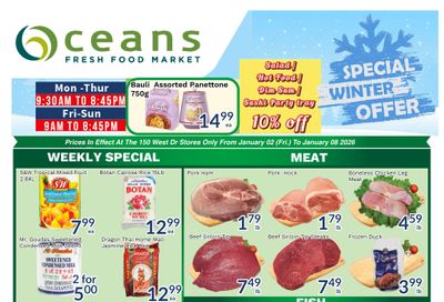Oceans Fresh Food Market (Brampton) Flyer January 2 to 8