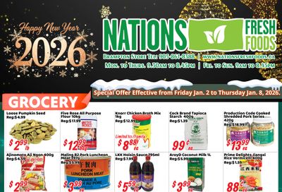 Nations Fresh Foods (Brampton) Flyer January 2 to 8