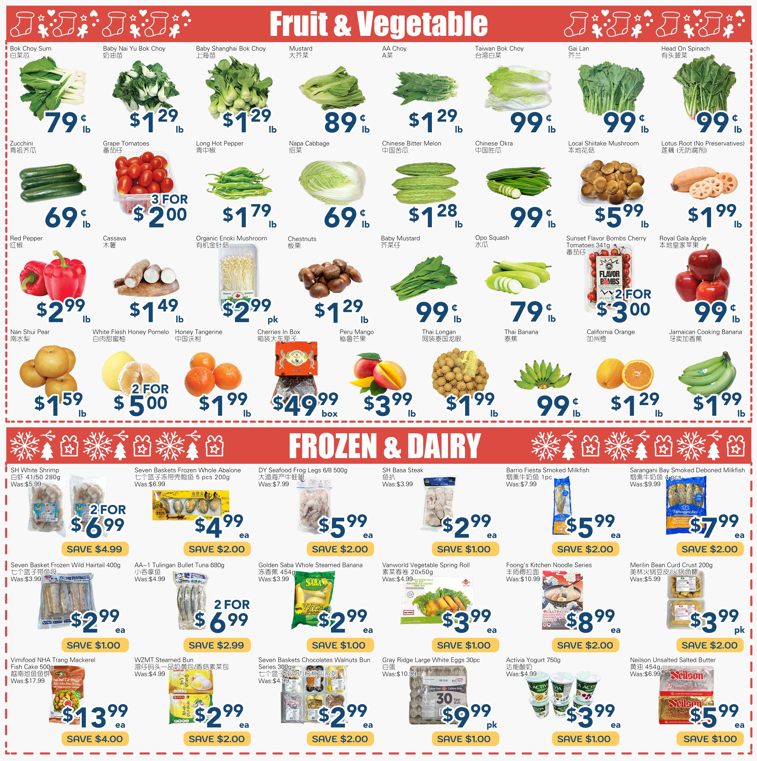 Oceans Fresh Food Market (Mississauga) Flyer January 2 to 8