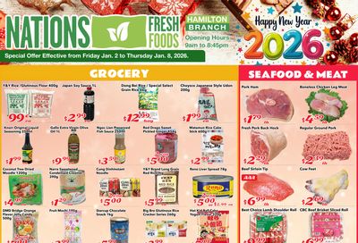 Nations Fresh Foods (Hamilton) Flyer January 2 to 8
