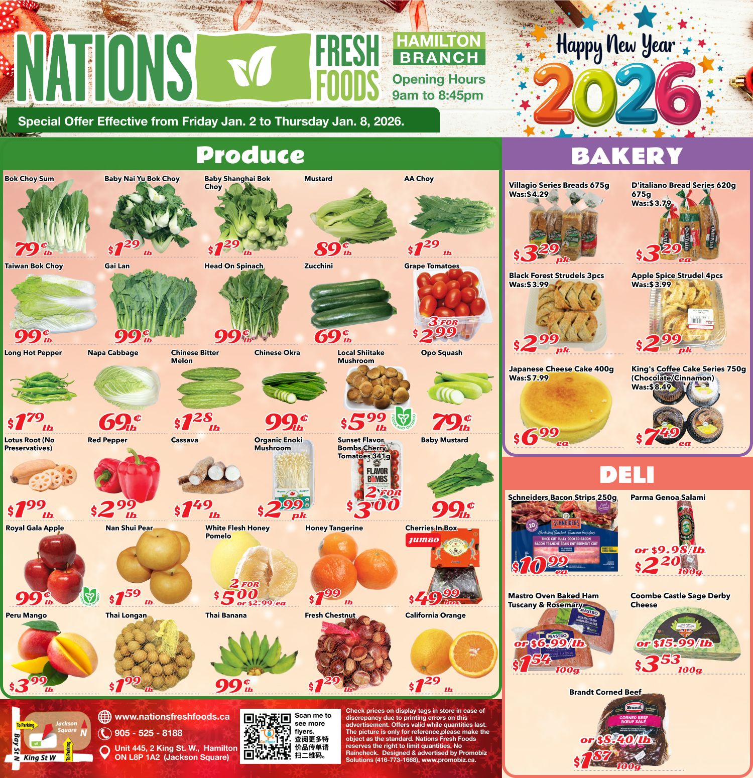 Nations Fresh Foods (Hamilton) Flyer January 2 to 8