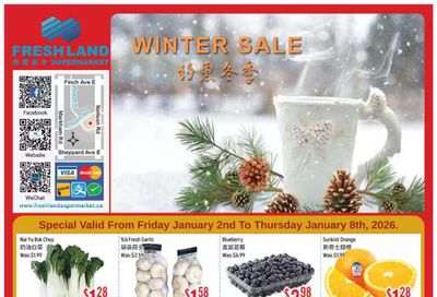 FreshLand Supermarket Flyer January 2 to 8