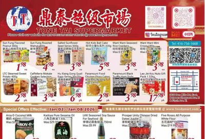 Tone Tai Supermarket Flyer January 2 to 8