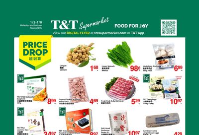 T&T Supermarket (London & Waterloo) Flyer January 2 to 8