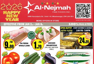 Alnejmah Fine Foods Inc. Flyer January 2 to 8
