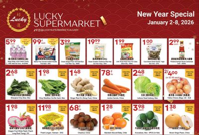 Lucky Supermarket (Calgary) Flyer January 2 to 8