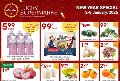 Lucky Supermarket (Surrey) Flyer January 2 to 8