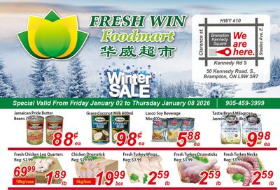 Fresh Win Foodmart Flyer January 2 to 8