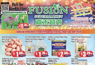 Fusion Supermarket (Scarborough) Flyer January 2 to 8