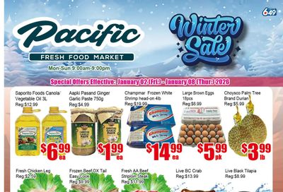 Pacific Fresh Food Market (Pickering) Flyer January 2 to 8
