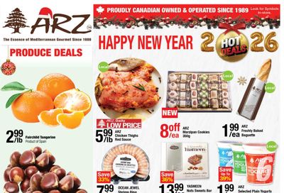 Arz Fine Foods Flyer December 31 to January 8
