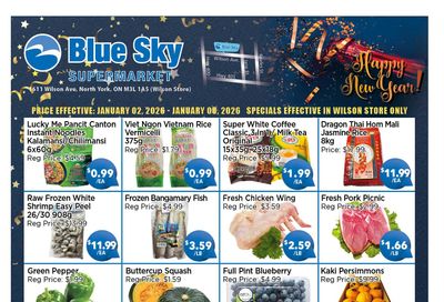 Blue Sky Supermarket (North York) Flyer January 2 to 8
