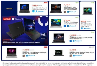 Canada Computers Flyer January 2 to 8