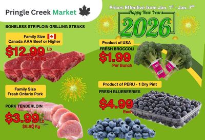 Pringle Creek Market Flyer January 1 to 7